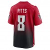 Maillot Atlanta Falcons Kyle Pitts 8 Nike Rouge 2021 NFL Draft  - Homme